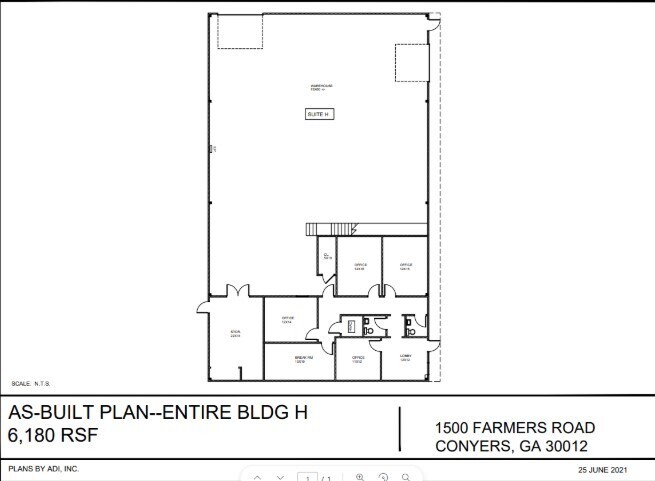 1500 Farmer Rd, Conyers, GA à louer - Photo du bâtiment - Image 2 de 2