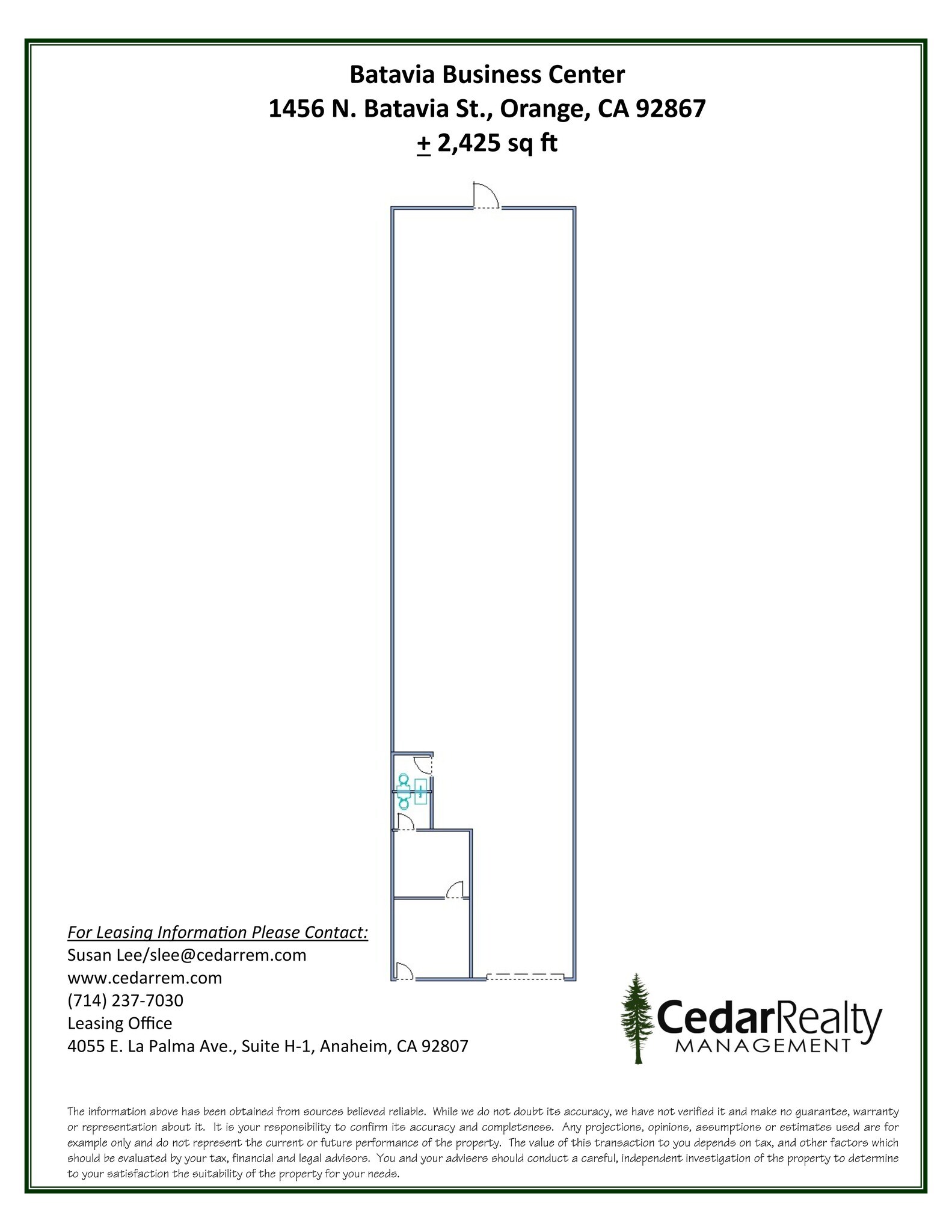 1440-1472 N Batavia St, Orange, CA à louer Plan de site- Image 1 de 1