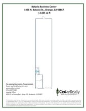 1440-1472 N Batavia St, Orange, CA à louer Plan de site- Image 1 de 1