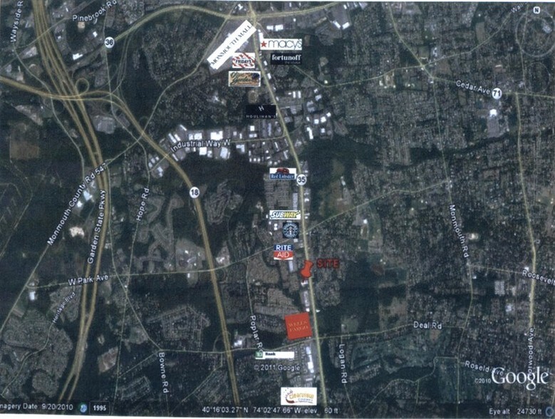 1710 Highway 35, Ocean, NJ for lease - Aerial - Image 2 of 2