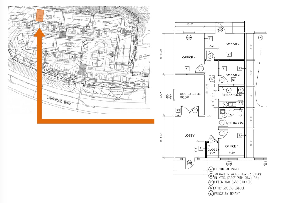 7000 Parkwood Blvd, Frisco, TX 75034 - Unité D100 - - Plan d’étage - Image 1 of 4