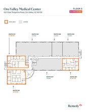 1521 E Tangerine Rd, Oro Valley, AZ à louer Plan d’étage- Image 1 de 1