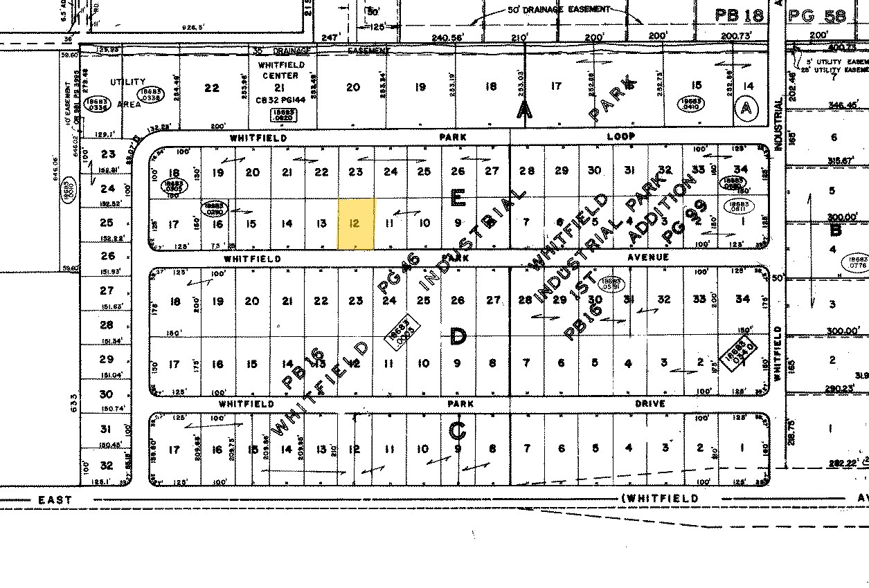 2123 Whitfield Park Ave, Sarasota, FL for sale Plat Map- Image 1 of 6