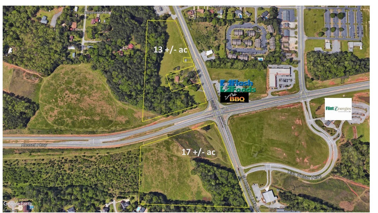 RUSSELL Pky, Warner Robins, GA à vendre Aérien- Image 1 de 4