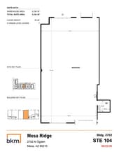 4215 E McDowell Rd, Mesa, AZ à louer Plan d’étage- Image 1 de 1