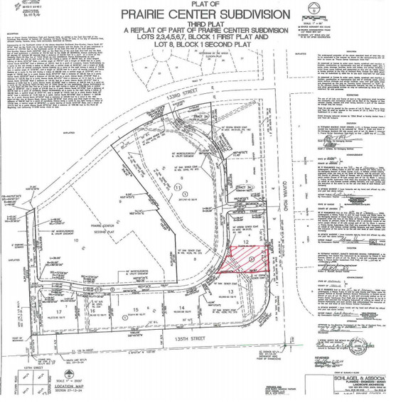 12010 W 135th St, Overland Park, KS for lease - Plat Map - Image 2 of 2