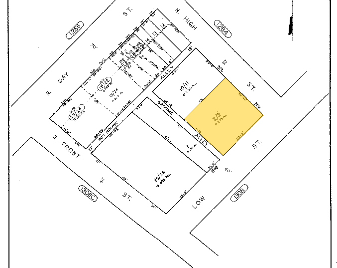 300 N High St, Baltimore, MD à vendre Plan cadastral- Image 1 de 2