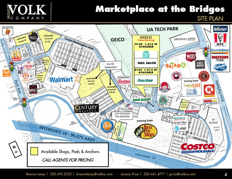 1495 E Tucson Marketplace Blvd, Tucson, AZ for lease - Site Plan - Image 2 of 9