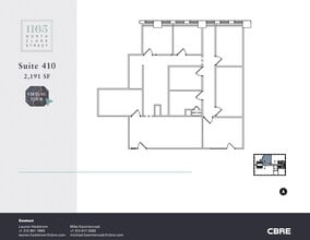 1165 N Clark St, Chicago, IL à louer Plan d’étage- Image 1 de 1