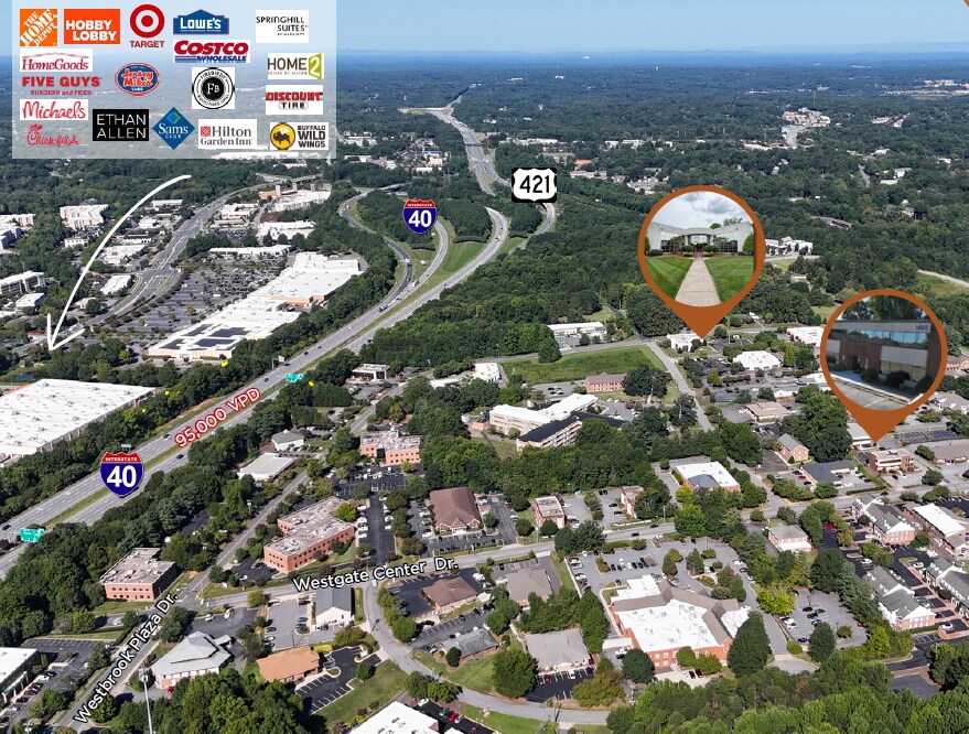 1540 Westbrook Plaza Dr, Winston-Salem, NC à louer Photo principale- Image 1 de 17