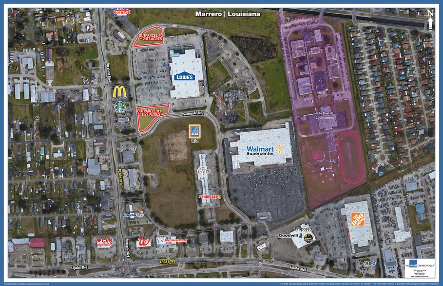 4950 Promenade Blvd, Marrero, LA à vendre - Photo du bâtiment - Image 1 de 2