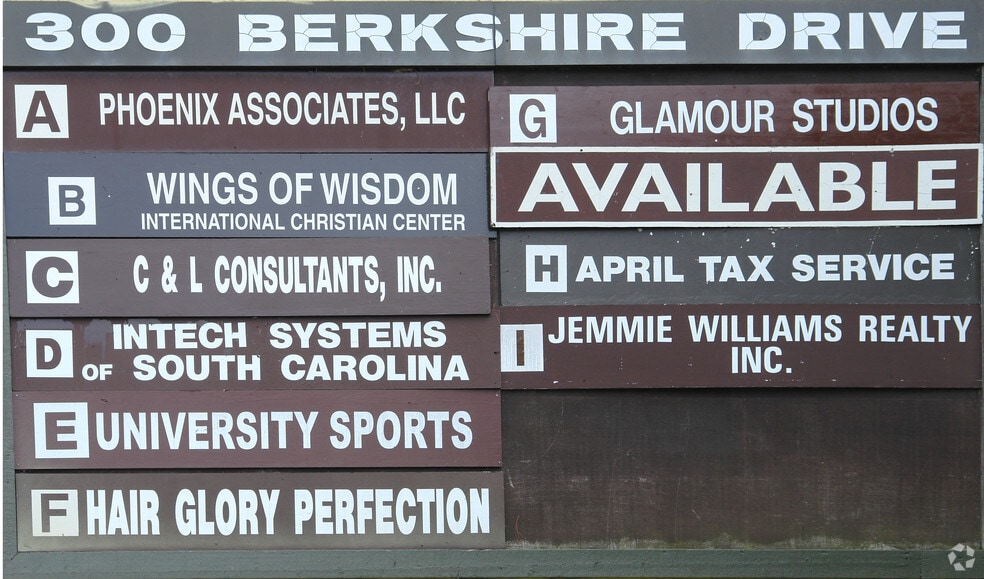 300 Berkshire Dr, Columbia, SC for lease - Other - Image 2 of 4