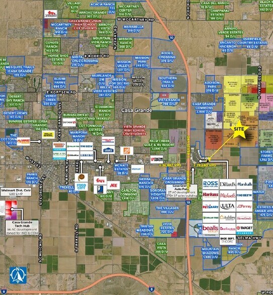 976 N Mission Pkwy, Casa Grande, AZ à louer - Aérien - Image 2 de 2