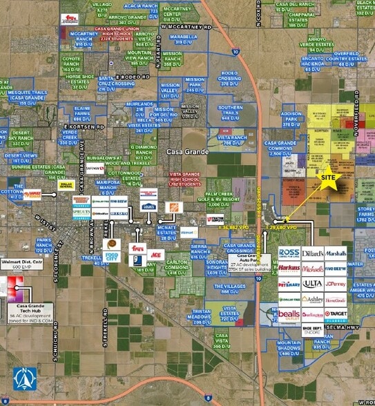 976 N Mission Pkwy, Casa Grande, AZ à louer - Aérien - Image 2 de 2