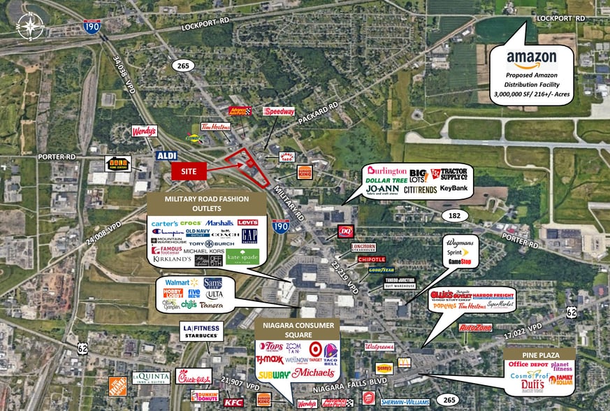 2700 Military rd, Niagara Falls, NY à vendre - Aérien - Image 2 de 5