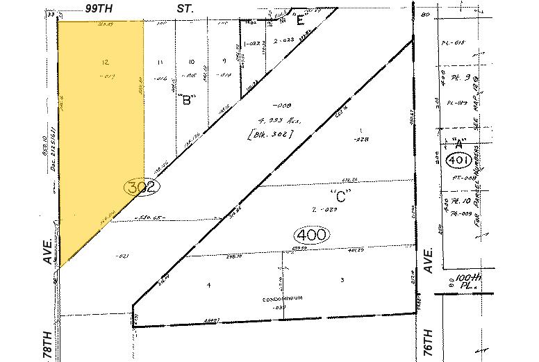9901-9913 S 78th Ave, Hickory Hills, IL for lease - Plat Map - Image 2 of 11