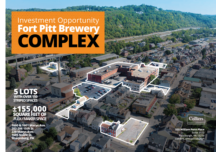 The Fort Pitt Brewery Complex portefeuille de 2 propriétés à vendre sur LoopNet.ca - Photo du b timent - Image 1 de 14