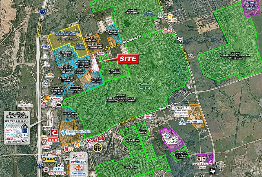 748 & 750 Westinghouse Rd, Georgetown, TX à vendre - Photo du bâtiment - Image 3 de 5