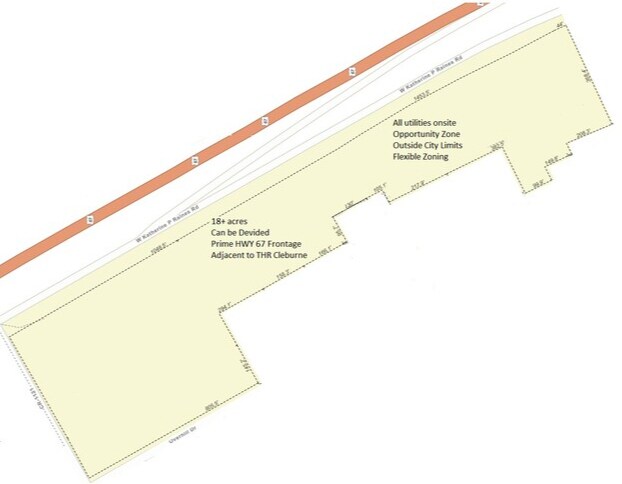 1711 Walter Holliday, Cleburne, TX à vendre - Plan cadastral - Image 3 de 22