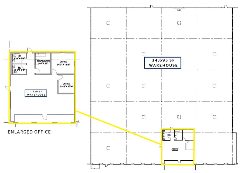 8648 Glenmont Dr, Houston, TX for lease - Floor Plan - Image 2 of 3
