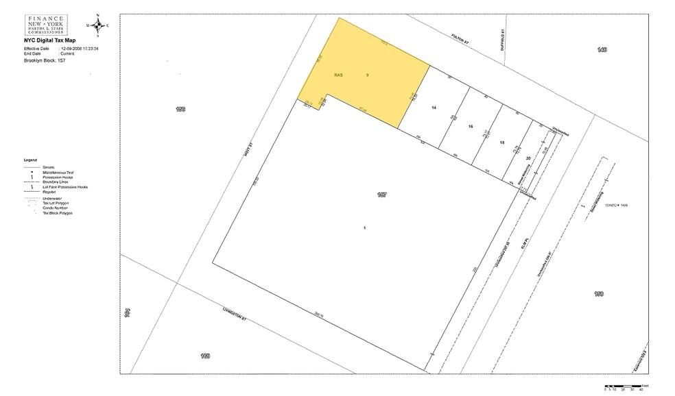 452 Fulton St, Brooklyn, NY à louer - Plan cadastral - Image 2 de 8