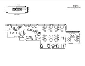 PENN 1, New York, NY à louer Plan d’étage- Image 2 de 7