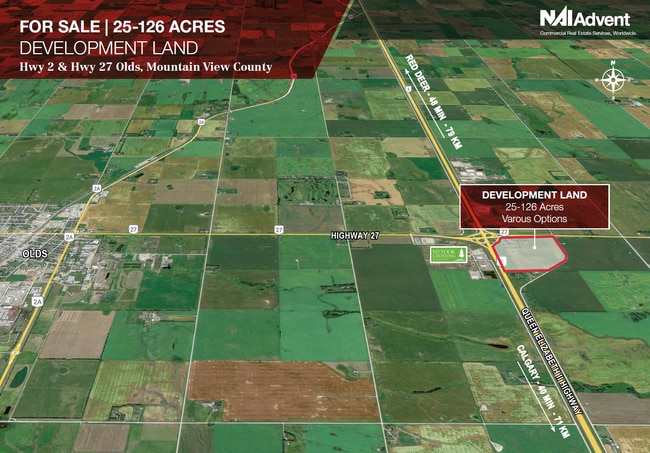 Plus de détails pour 32578 Range 10A rd, Bowden, AB - Terrain à vendre