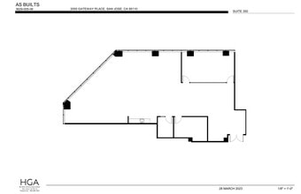 2033 Gateway Pl, San Jose, CA à louer Plan d’étage- Image 1 de 1