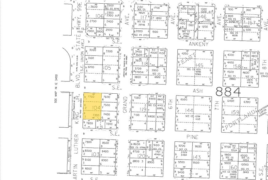 200 SE Martin Luther King Jr. Blvd, Portland, OR à louer - Plan cadastral - Image 2 de 10