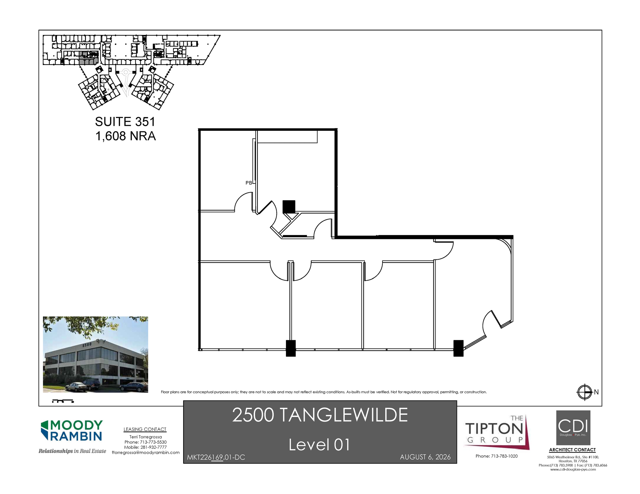 2500 Tanglewilde St, Houston, TX for lease Floor Plan- Image 1 of 1
