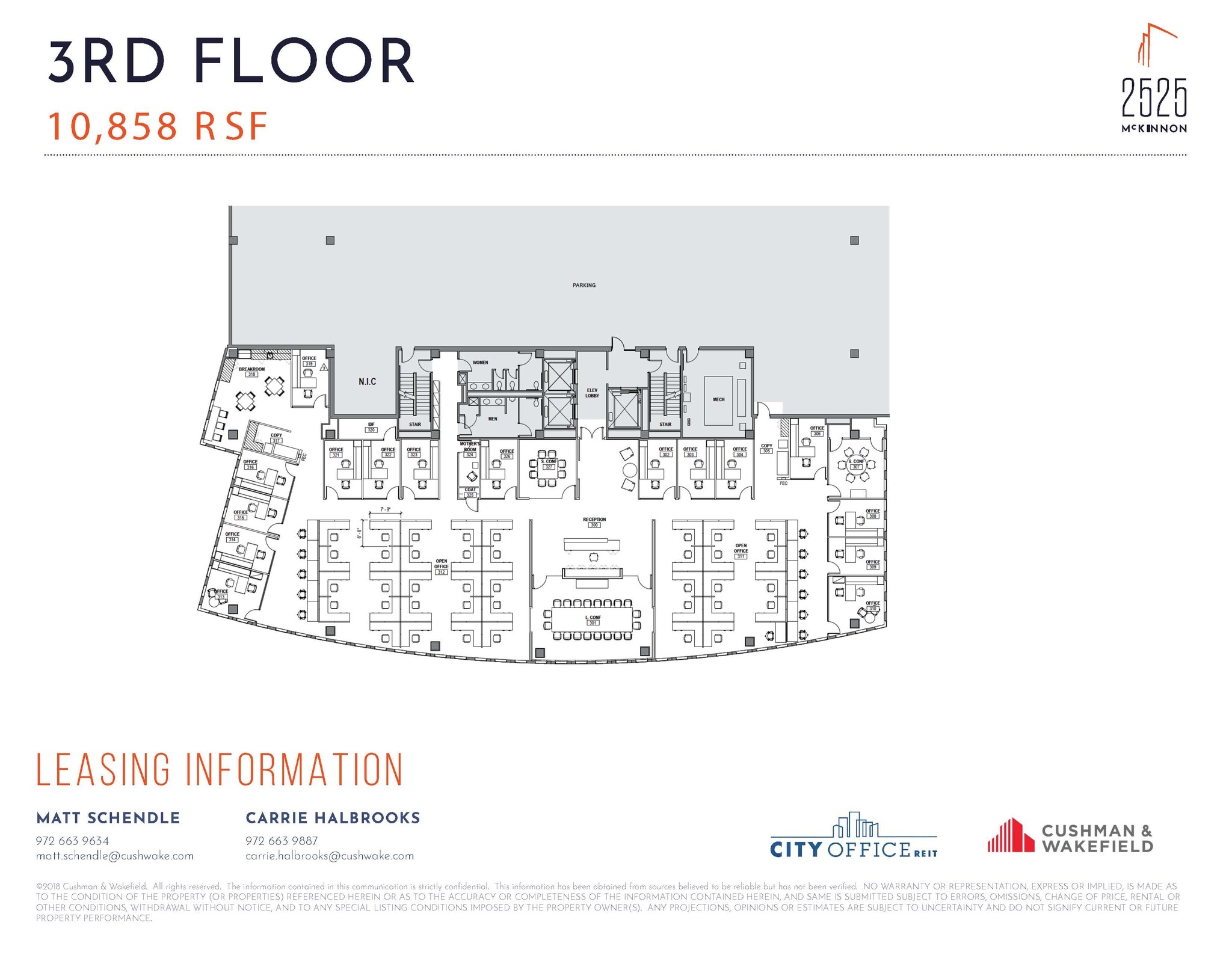 2525 McKinnon St, Dallas, TX for lease Floor Plan- Image 1 of 1