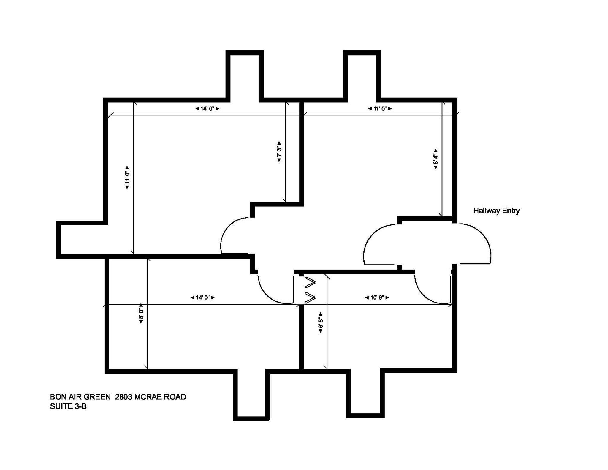 2803 Mcrae Rd, Richmond, VA for lease Floor Plan- Image 1 of 1