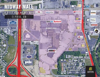 More details for 1733-1875 Midway Mall N, Elyria, OH - Retail for Lease