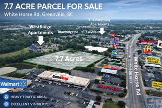 Plus de détails pour White Horse Rd Development Parcel, Greenville, SC - Terrain à vendre