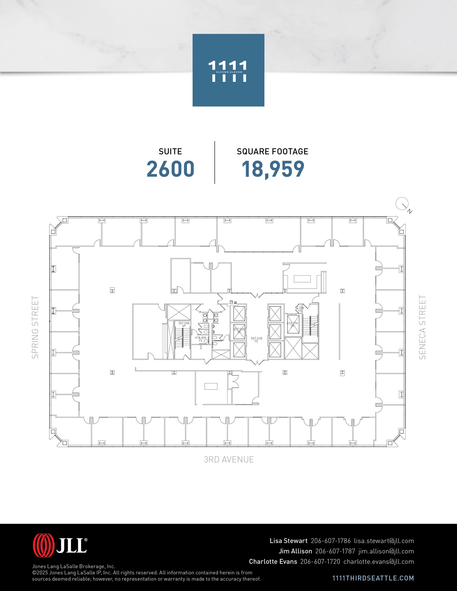 1111 3rd Ave, Seattle, WA for lease Floor Plan- Image 1 of 1