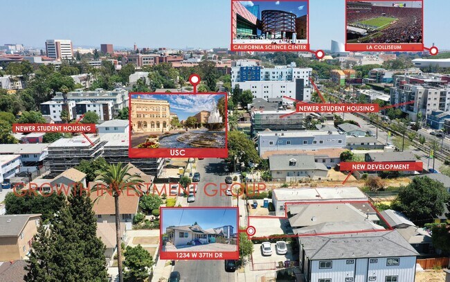 Plus de détails pour 1234 W 37th Dr, Los Angeles, CA - Multi-résidentiel à vendre