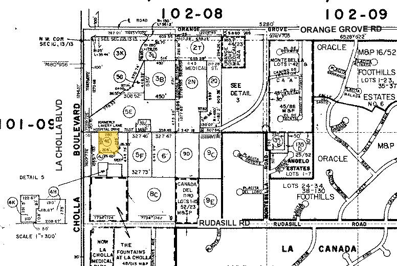 2055 W Hospital Dr, Tucson, AZ for lease - Plat Map - Image 2 of 5