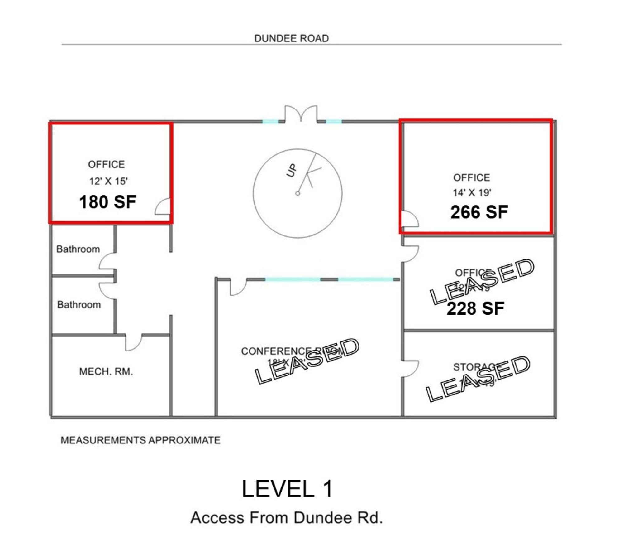 721 Dundee Ave, Elgin, IL à louer Plan d’étage- Image 1 de 7