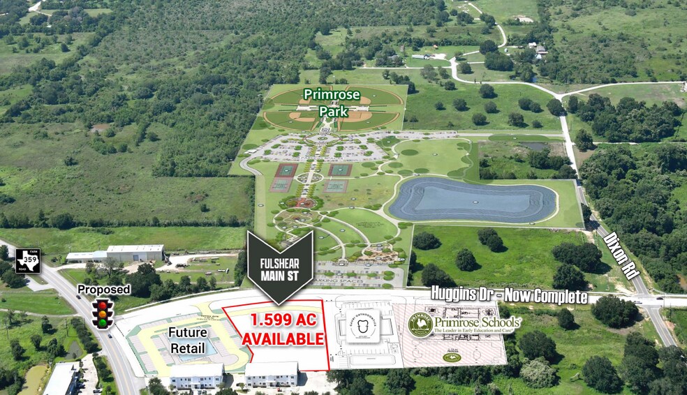 FM 359 & Huggins dr, Fulshear, TX à vendre - Photo du bâtiment - Image 3 de 4