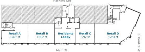 10 N Main St, Wharton, NJ for lease Floor Plan- Image 1 of 1