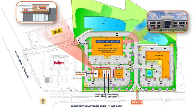 Plus de détails pour 465 Woodbury Glassboro Rd, Mantua, NJ - Commerce de détail à vendre