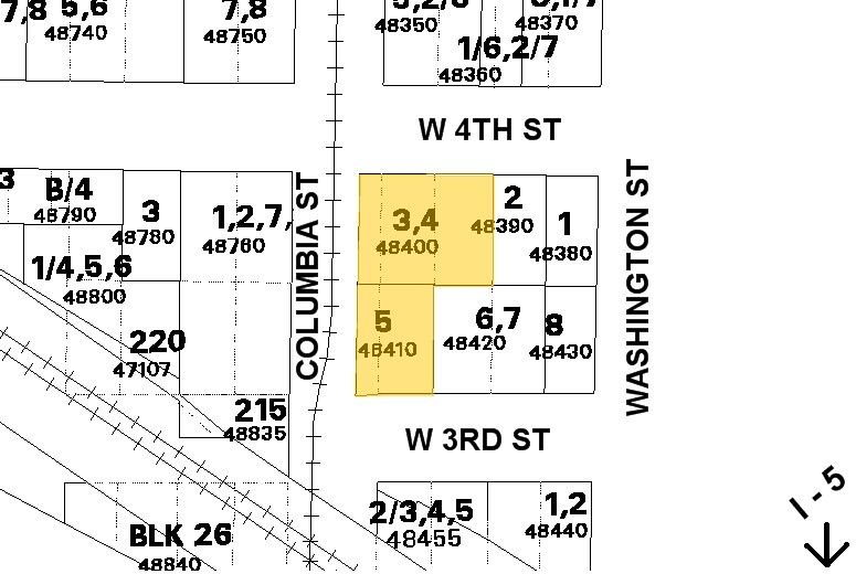 215 W 4th St, Vancouver, WA à louer - Plan cadastral - Image 3 de 5