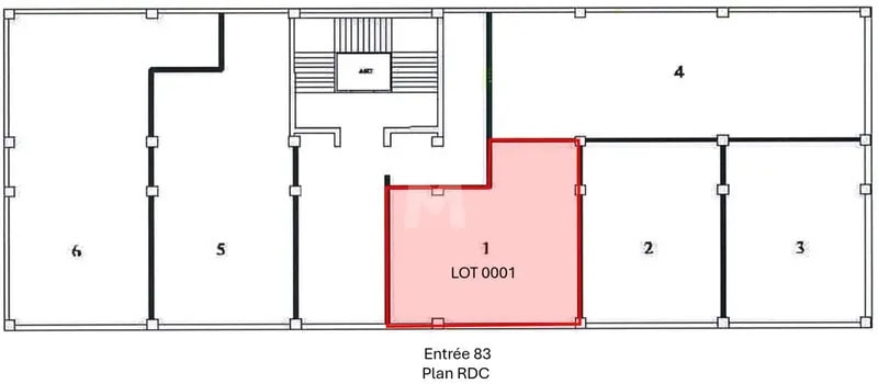 Retail in Ris-Orangis for lease Floor Plan- Image 1 of 3