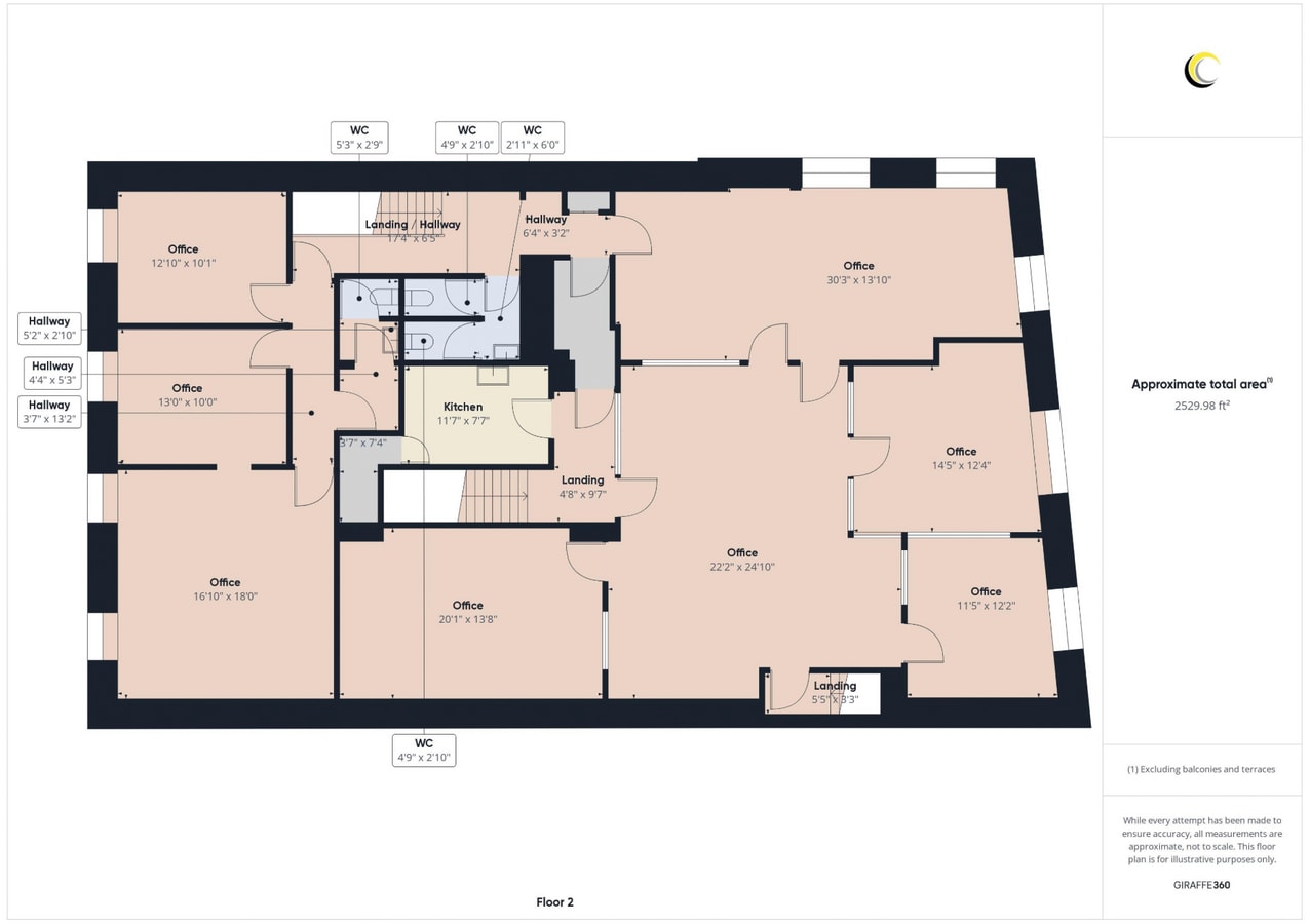 59-62 Derby Sq, Douglas, IOM IM1 3LP - Unité 61-62 -  - Plan d’étage - Image 2 of 2
