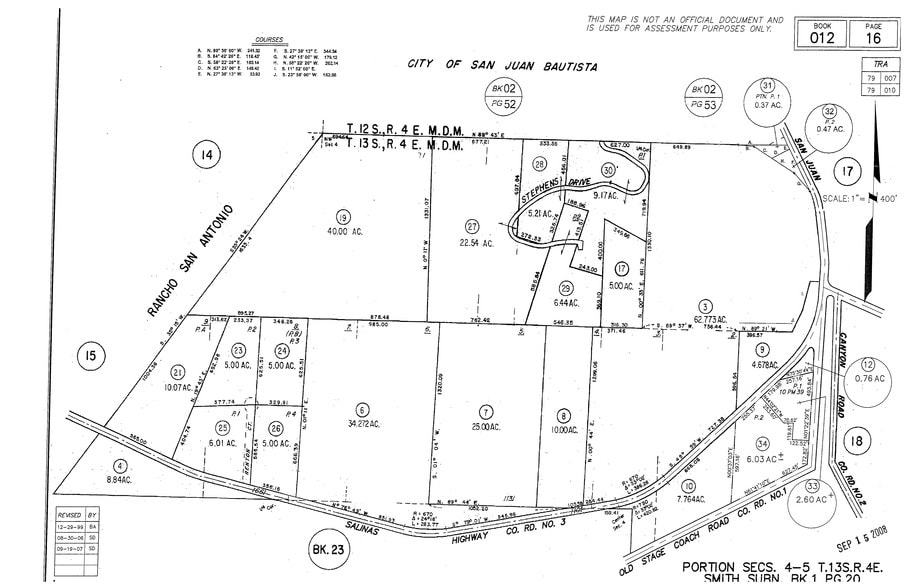 800 Salinas Rd, San Juan Bautista, CA for lease - Plat Map - Image 2 of 47