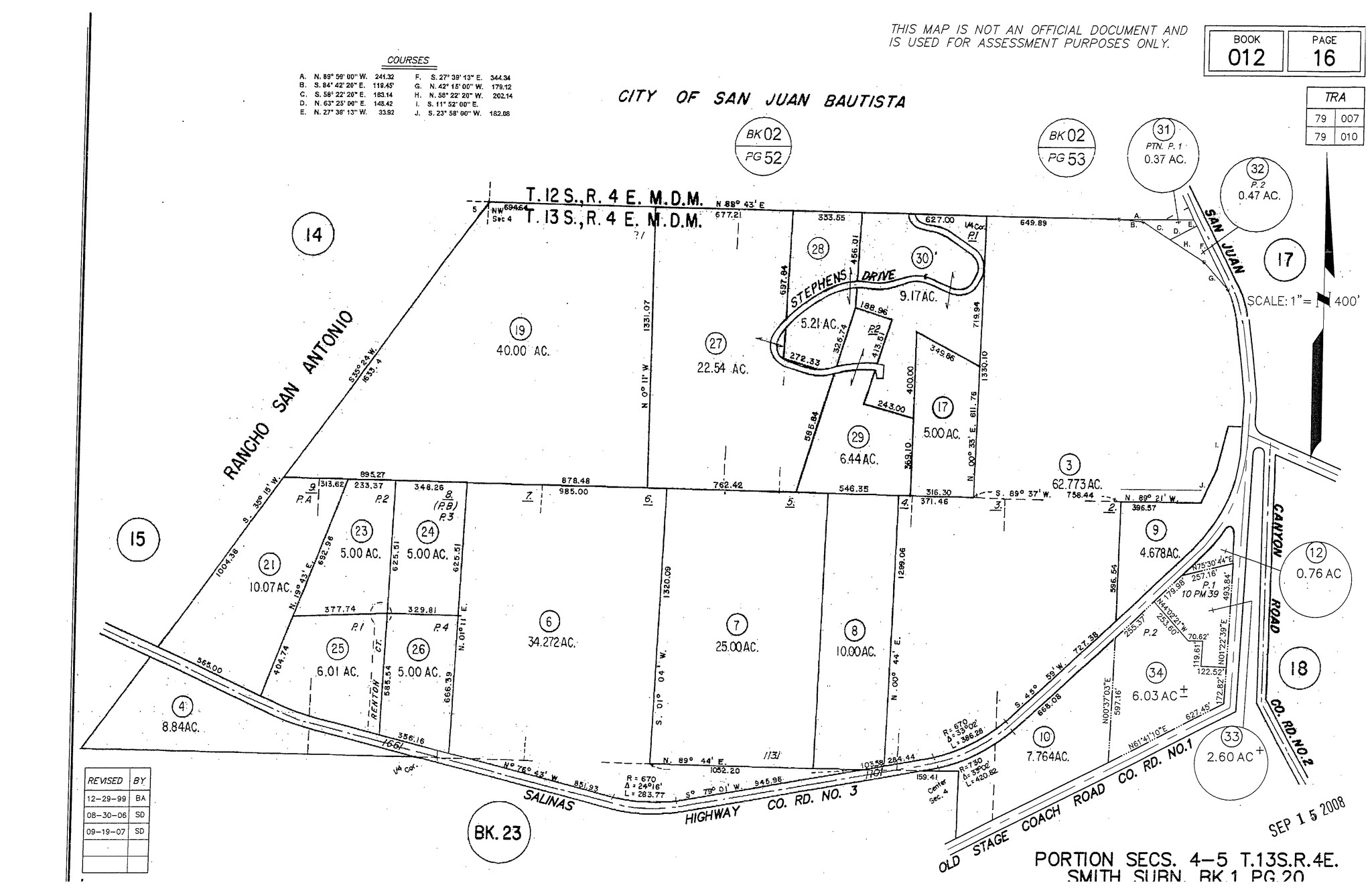 800 Salinas Rd, San Juan Bautista, CA à vendre Plan cadastral- Image 1 de 1