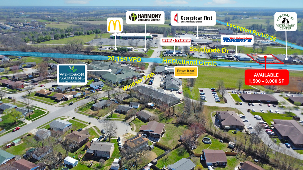 121 Southgate Dr, Georgetown, KY à louer - Photo du bâtiment - Image 3 de 7
