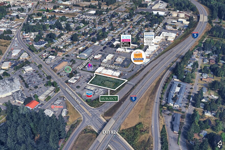 1052A Harrison Ave, Centralia, WA for lease - Aerial - Image 3 of 4