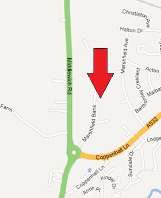 Marshfield Bank, Crewe à vendre - Plan cadastral - Image 2 de 3