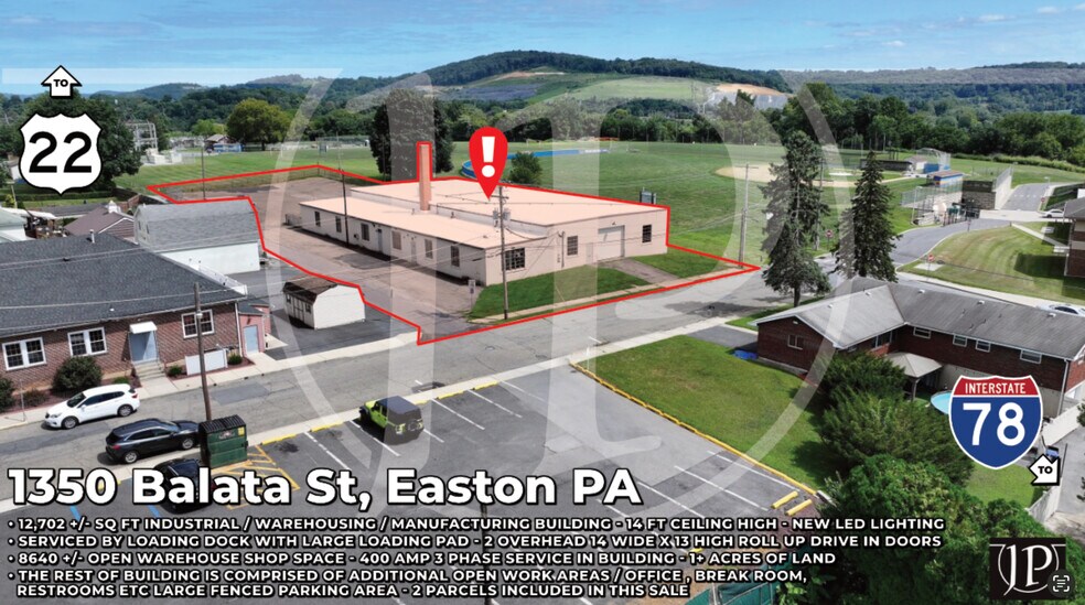 1350 Balata St, Easton, PA à vendre - Photo du bâtiment - Image 2 de 55